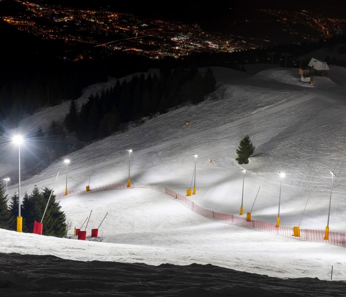 Espace skiable de Monte Bondone, installation sportive en extérieur