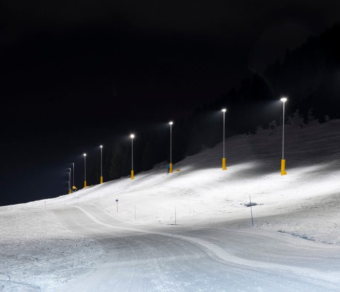 Espace skiable de Monte Bondone, installation sportive en extérieur