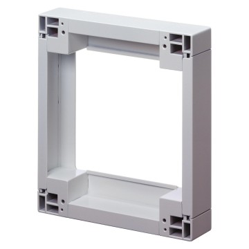 Kit of modular spacers for subscriber enclosures, bases, containers and boards 50mm thick - Clip assembly - White RAL 9016
