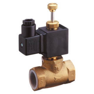 GAS SOLENOID VALVE - WITH MANUAL RESET - NO - 230V 50Hz