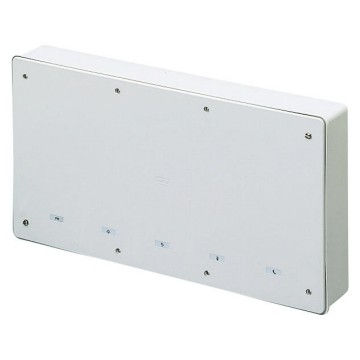Tapas altas precintables antichoque para cajas empotradas - Gris RAL 7035 - IP44