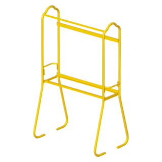 Q-BOX4/6 - TUBOLAR METAL SUPPORT PAINTED YELLOW