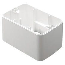 WALL-MOUNTING BOX - FOR TOP SYSTEM PLATE - 1/2/3 GANG - CLOUD WHITE - SYSTEM