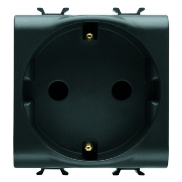 German Standard socket-outlet with quick wiring terminals - 250V ac