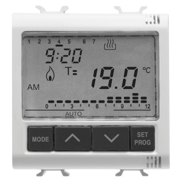 Timed thermostat - daily/weekly programming