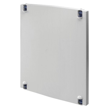 Hinged enclosure doors in polyester for assembly of command, signalling and measuring devices - Grey RAL 7035