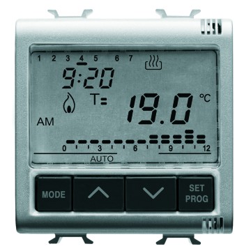Thermostat programmable - programmation journalière / hebdomadaire