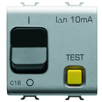 Fehlerstrom-Leitungsschutzschalter - C-Charakteristik - Typ A - 230V ac - 50/60 Hz