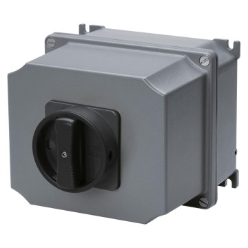ATEX rotary wall-mounting switches for control, with black knob - IP65