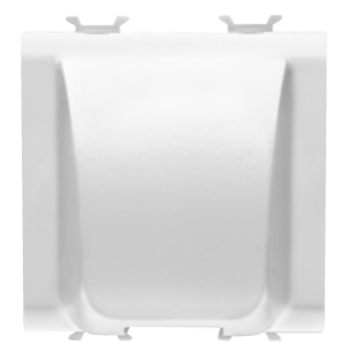 CABLE OUTLET - 2 MODULES - GLOSSY WHITE - CHORUS