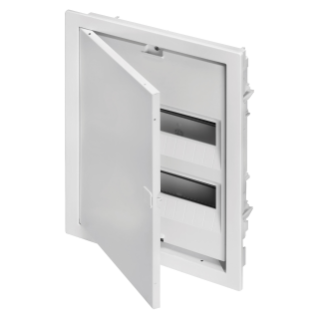 ENCLOSURE FOR BRICKWORK WALLS 24 MODULES - WITH BLANK DOOR AND METAL FRAME - IP40