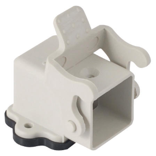 BULKHEAD MOUNTING HOUSING - 21X21 - SINGLE LEVER - SIDE ENTRY - 250V - IN INSULATED MATERIAL - GREY
