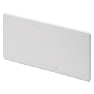 HIGH RESISTANCE SHOCKPROOF PLAIN LID - FOR PT/PT DIN AND PT DIN GREEN WALL BOXES - 294X152 - IP40 - WHITE RAL9016