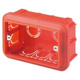 SCATOLA AD ALTA CAPIENZA PER SERIE CIVILI MODULARI - BIG BOX - HALOGEN FREE  - 3 POSTI - 119X80X50