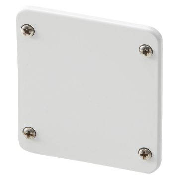 Blank covers for COMBIBLOC interlocked switched socket-outlets
