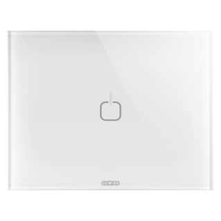 ICE TOUCH PLATE - GLASS - 1 SYMBOL - WHITE - CHORUS