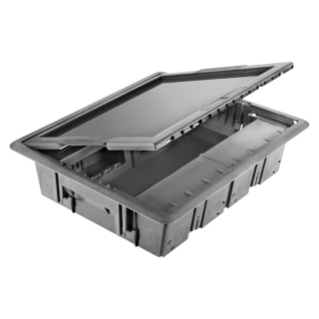 UNDERFLOOR OUTLET BOX 20P HOLLOW COVER