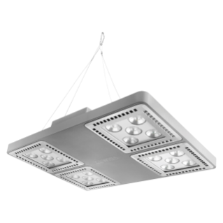 SMART [4] 2.0 HB - 4x5 LED - DIFFUSED 100° - STAND ALONE - 4000 K (CRI 80) - 220/240 V 50/60 Hz - IP66 - CLAS I - GREY RAL 7037