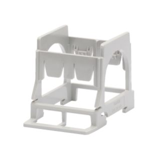 SUPPORT FOR MOUNTING SYSTEM RANGE COMPONENTS ON DIN RAIL - 2 GANG - 3 MODULES DIN