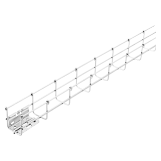 GALVANIZED WIRE MESH CABLE TRAY BFR60 - PRE-MOUNTED COUPLERS - LENGTH 3 METERS - WIDTH 500MM - FINISHING: INOX 316L