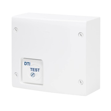 Home VDI enclosure grade 1 with 4 connectors RJ 45 and 4 TV-SAT outputs - White RAL 9016