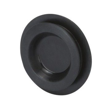 Schwarze Schraubenabdeckkappe für Leergehäuse für runde Taster - Ø 22 mm