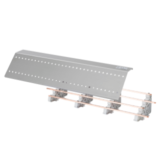 HORIZONTAL FOUR POLE DIVIDER - 400A - 600x150x70MM - 24 MODULES - ON FUNCTIONAL PROFILE - FOR QDX 630L/H-1600H