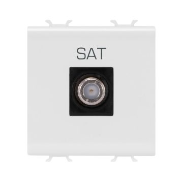 Coaxial TV-SAT sockets (5-2400 Mhz), class A shielding - female F connector