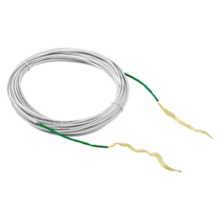 SC/APC SINGLE-FIBER OPTIC CABLE WITH PULLING SHEATH - FIBER FAST SYSTEM - 20M - WHITE