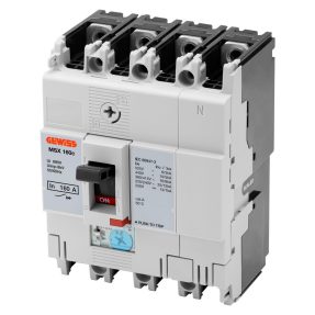 MSX 160c - COMPACT MOULDED CASE CIRCUIT BREAKERS - ADJUSTABLE THERMAL AND FIXED MAGNETIC RELEASE - 16KA 3P+N 125A 525V