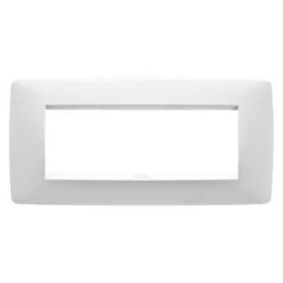 ONE PLATE - IN PAINTED TECHNOPOLYMER - 6 MODULE - SATIN WHITE - CHORUS