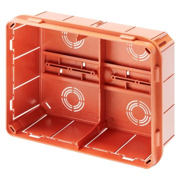 Flush-mounting back boxes for Antibacterial shockproof lids - For brick wall