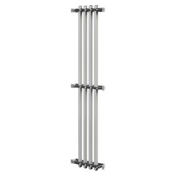 Par de soportes de barras de aluminio perfiladas verticales para cuadros de distribución QDX 630H