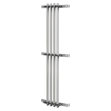 Par de soportes de barras de aluminio perfiladas verticales para cuadros de distribución QDX 1600H