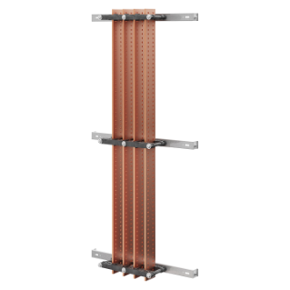 PAIR OF BUSBAR-HOLDER - FOR FLAT BUSBARS 60x5-100x5-100x10 - 800-1250-1600A - FOR STRUCTURES D=600 - EXTERNAL SIDE COMPARTMENT - FOR QDX 1600H