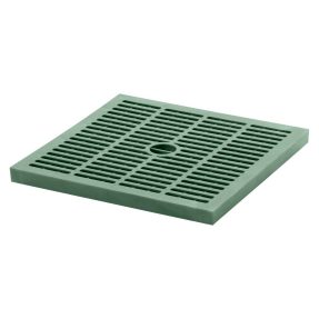 HIGH RESISTANCE GRIDDED COVER - GREEN - FOR SQUARE ACCES CHAMBER 200X200X200