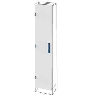 BLIND DOOR - FOR EXTERNAL COMPARTMENT - QDX 630 L - FOR STRUCTURE 400X1800MM